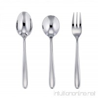 COMIART Stainless Steel Toddlers Kids Spoon and Fork Set  3-Piece Silverware Flatware Utensils for Toddler Kid and Child  Ideal for Home and Preschools - B07997JD5L